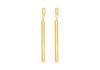9ct Yellow Gold Bar Drop Earrings