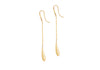 9ct Yellow Gold Teardrop Drop Hook Earrings