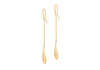9ct Yellow Gold Teardrop Drop Hook Earrings