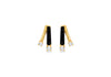 9ct Yellow Gold 0.03ct & 0.04ct Diamond Bar Stud Earrings