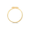 9ct Yellow Gold Diamond Cut Triple Open-Heart Ring
