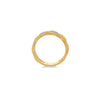 9ct Yellow Gold 0.12ct Diamond Braided Satin Ring