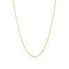 18ct Yellow Gold Round Slim Snake Chain
