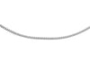 9ct White Gold 20 Diamond Cut Curb Chain
