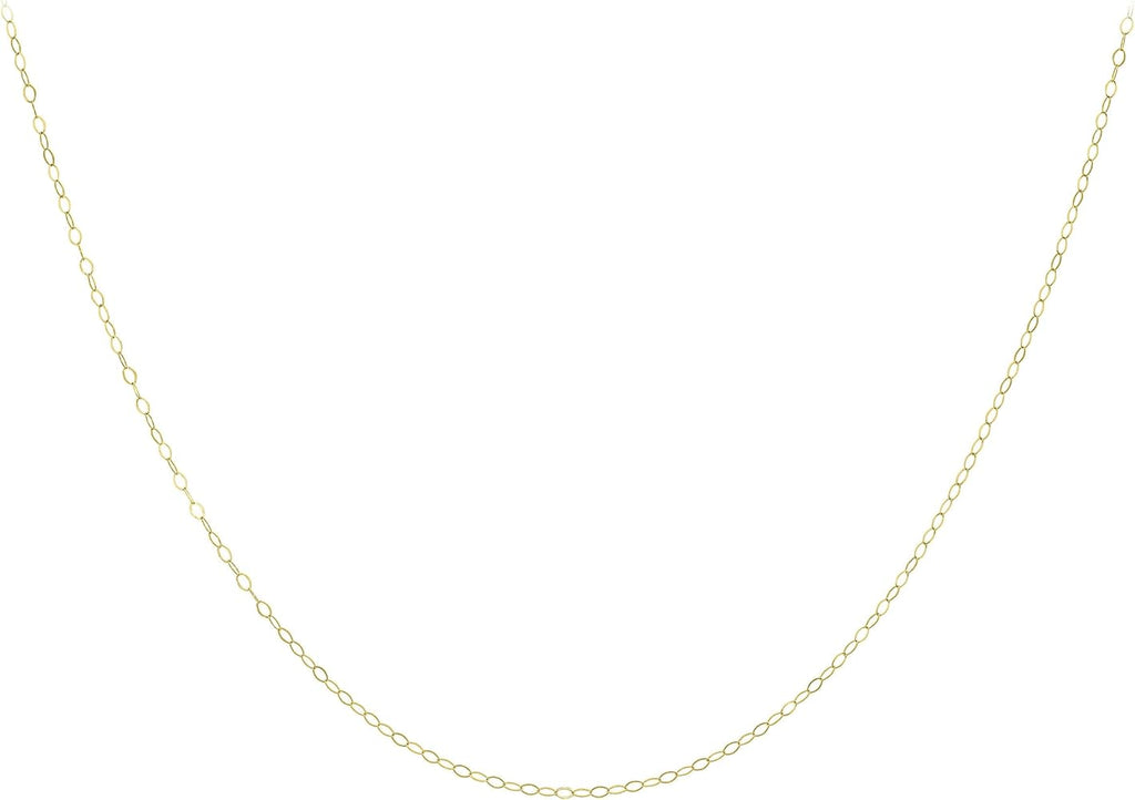 9ct Yellow Gold 20 Soldered Slim Trace Chain