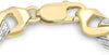 9ct Yellow Gold 0.24ct Diamond Curb Bracelet