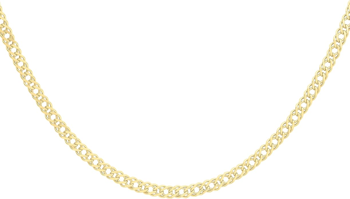 9ct Yellow Gold 060 Double Curb Chain