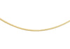 18ct Yellow Gold Round Slim Snake Chain