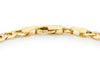 9ct Yellow Gold 120 Six-Sided Curb Chain Bracelet
