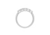 18ct White Gold 1.00ct Diamond Five Stone Half-Eternity Ring