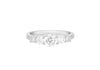 18ct White Gold 0.94ct Diamond Graduated Half-Eternity Ring
