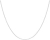 9ct White Gold Round Belcher Links Chain