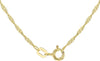 9ct Yellow Gold 25 Twist Curb Chain