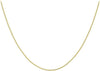 9ct Yellow Gold 50 Diamond Cut Slim Curb Chain