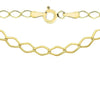 9ct Yellow Gold 50 Hollow Diamond Link Curb Chain
