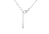 Sterling Silver Star Zirconia Pendant Necklace