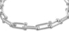 Sterling Silver Bar & Ball Links Chain Bracelet
