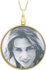 9ct Yellow Gold Fob Locket Pendant