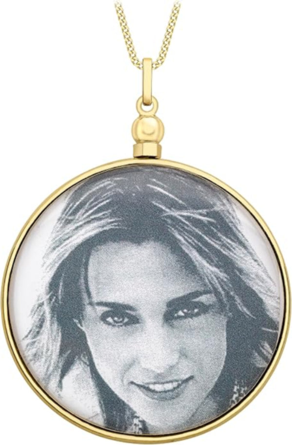 9ct Yellow Gold Fob Locket Pendant
