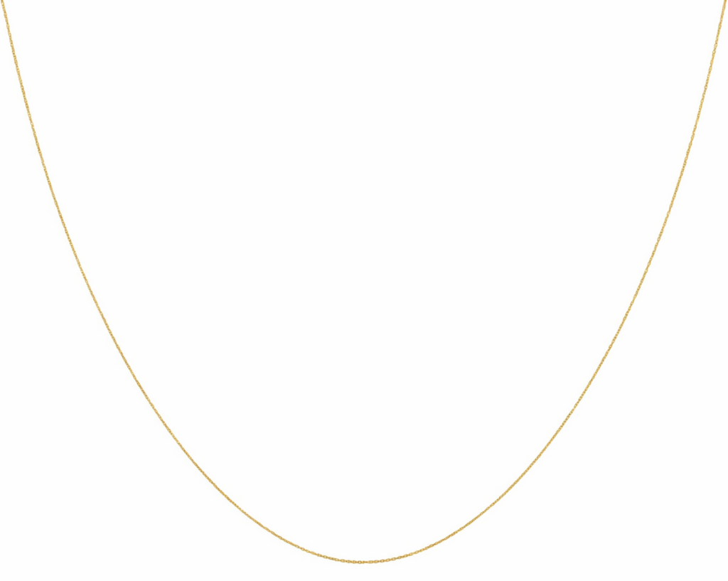 9ct Yellow Gold 16 Ultra-Slim Prince of Wales Chain