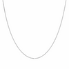 18ct White Gold Venetian Ultra-Slim Box Chain