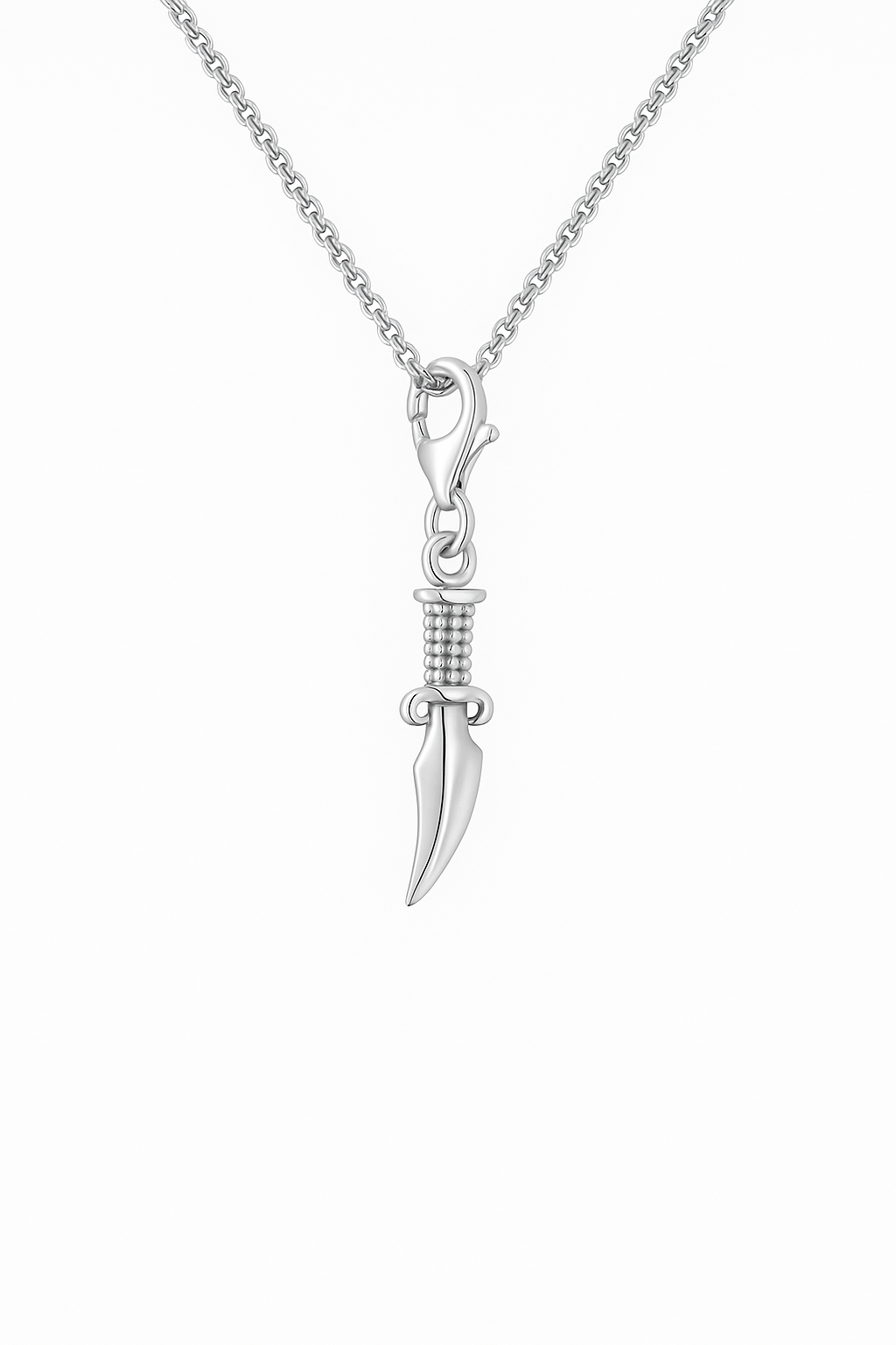 Sterling Silver Dagger Lobster Clasp Charm