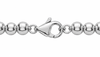 Sterling Silver Polished Bead Chain Necklace