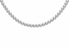 Sterling Silver Polished Bead Chain Necklace