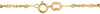 9ct Yellow Gold Diamond Cut Ball & Twist Curb Chain