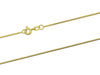 18ct Yellow Gold Mini Round Slim Snake Chain