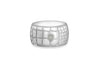 Hoxton London Men's Sterling Silver 'Wild' roodile Patterned Ring