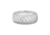 Hoxton London Men's Sterling Silver Twist Ring