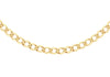 9ct Yellow Gold 100 Diamond Cut Flat Curb Chain 41m/16"9