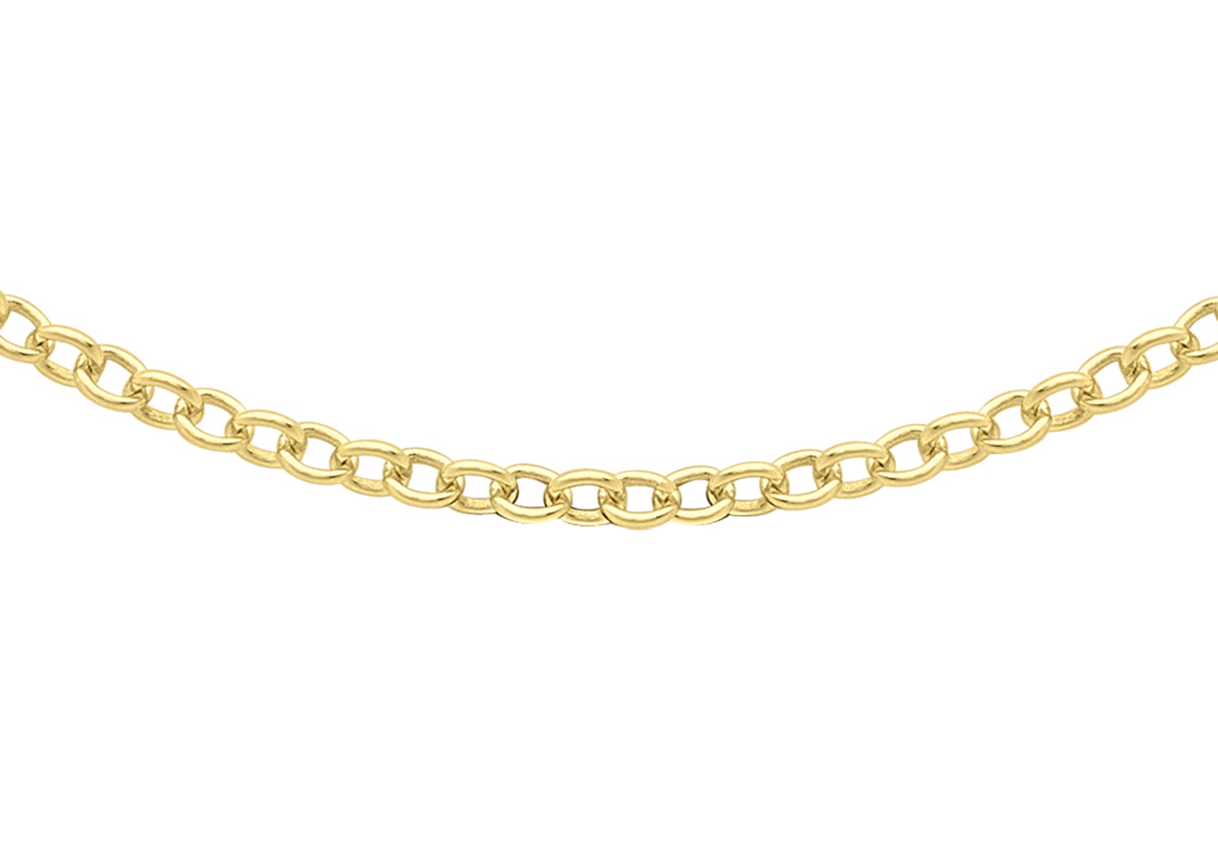 9ct Yellow Gold 40 Trace Chain 41m/16"9