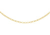 9ct Yellow Gold 50 Diamond Cut Belcher  Chain 61m/24"9