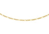 9ct Yellow Gold 30 Diamond Cut Figaro Chain 41m/16"9