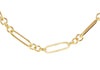 9ct Yellow Gold Figaro Paper Chain Necklace