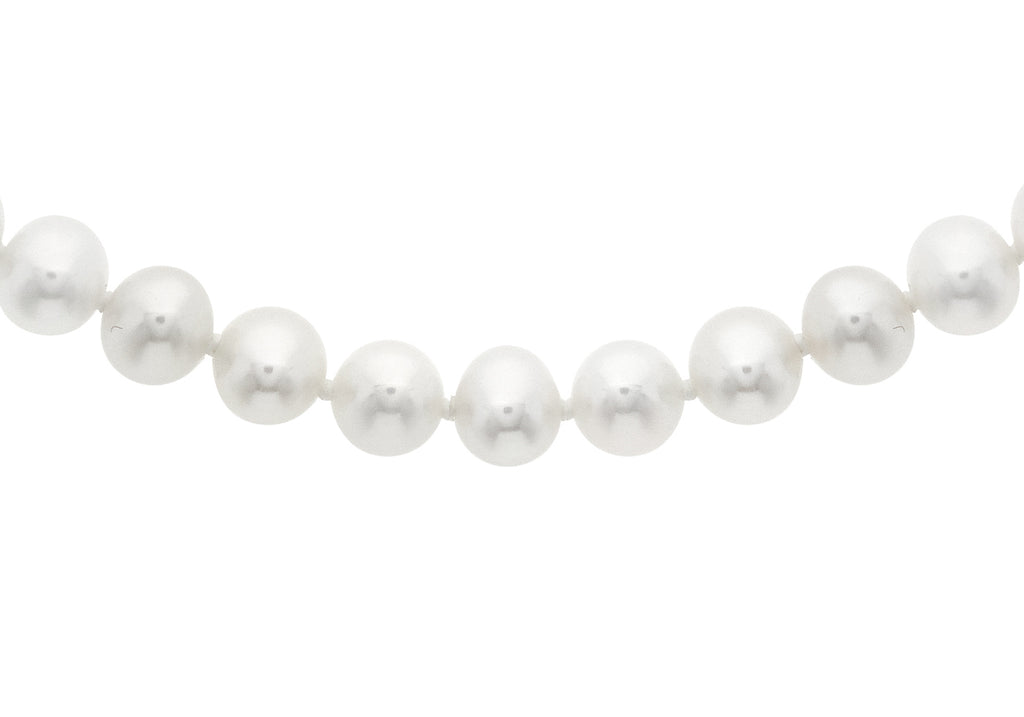 9ct Yellow Gold Pearl Necklace  46m/18"9