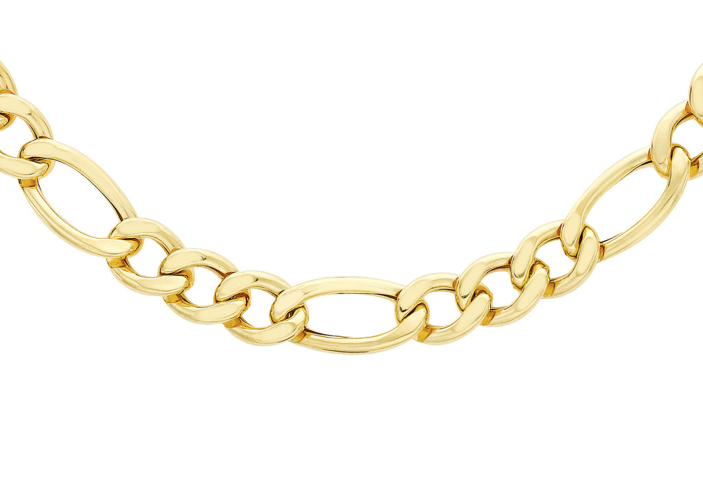 9ct Yellow Gold 200 Figaro Necklace  51m/20"9