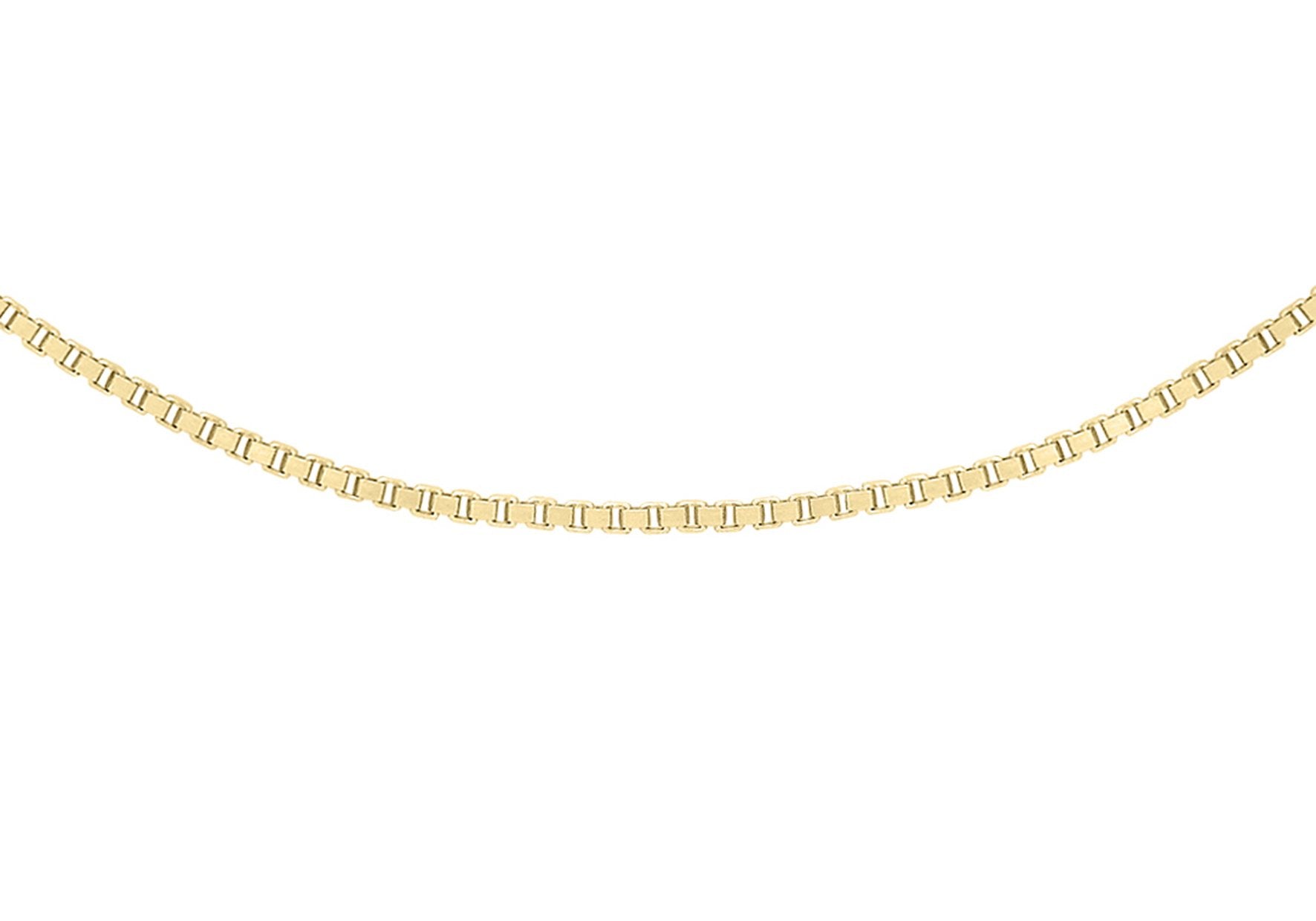 9ct Yellow Gold 12 Venetian Box Adjustable Chain