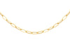 9ct Yellow Gold Paper Chain Necklace