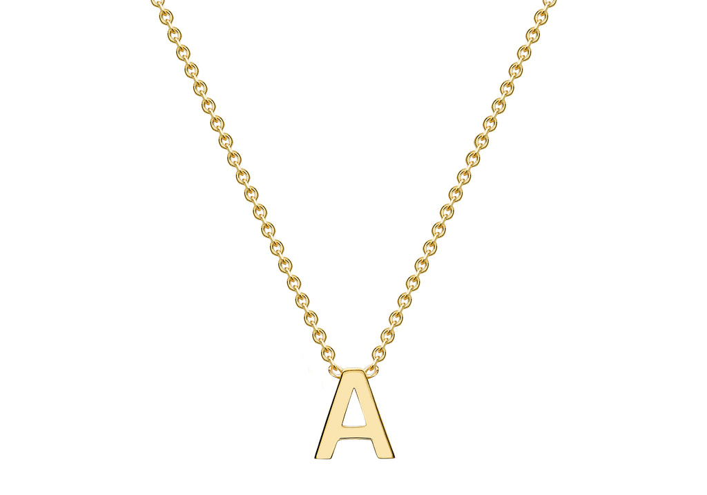 9ct Yellow Gold Initials Adjustable Necklace