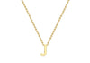 9ct Yellow Gold Initials Adjustable Necklace