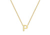 9ct Yellow Gold Initials Adjustable Necklace