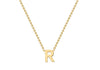9ct Yellow Gold Initials Adjustable Necklace