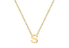9ct Yellow Gold Initials Adjustable Necklace