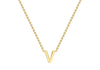 9ct Yellow Gold Initials Adjustable Necklace