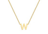 9ct Yellow Gold Initials Adjustable Necklace