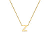 9ct Yellow Gold Initials Adjustable Necklace