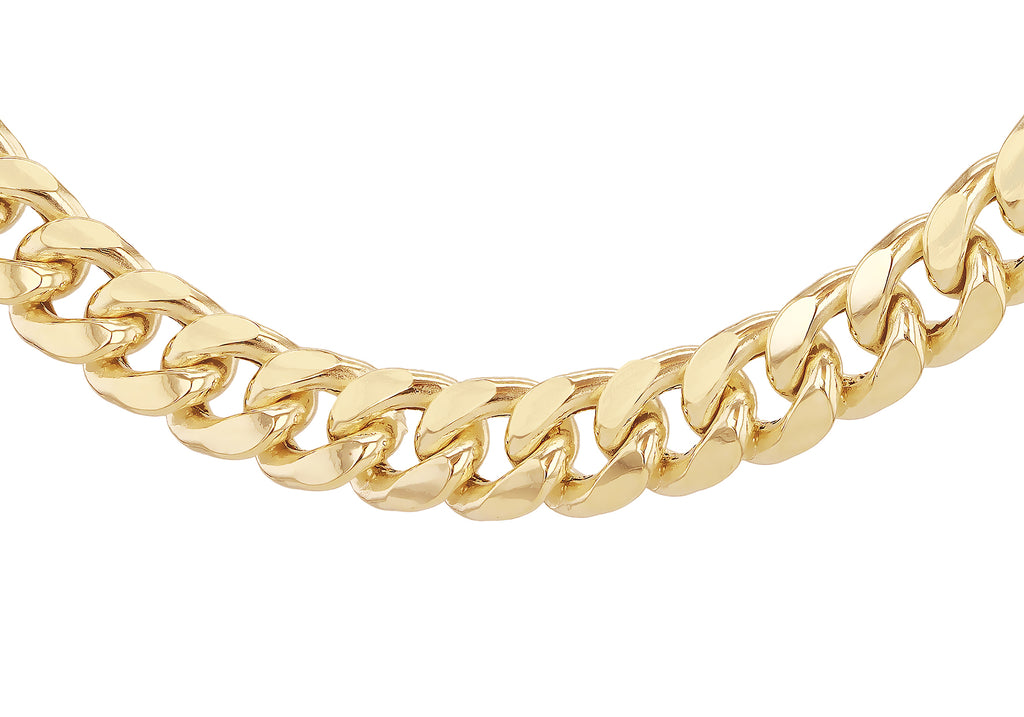 9ct Yellow Cuban Link Chain